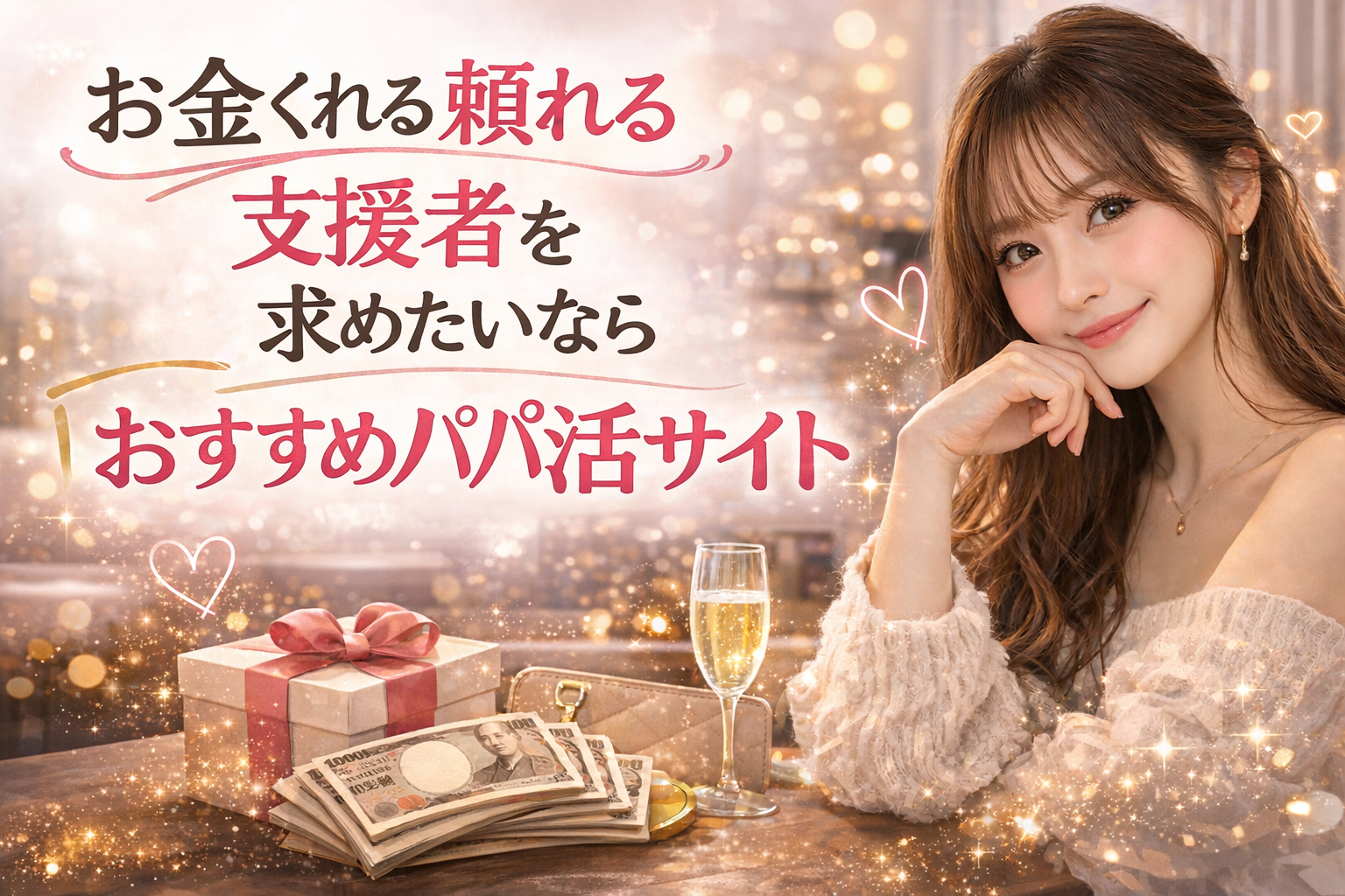 お金くれる頼れる支援者を求めたいなら出会えるおすすめパパ活サイト3選